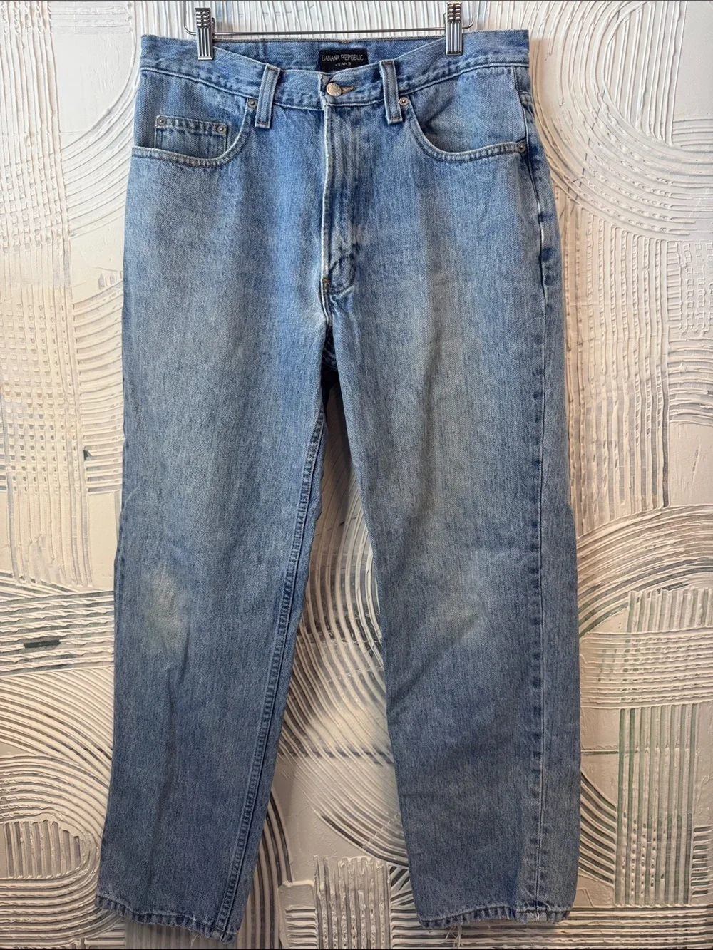 Banana Republic Men's Light Wash Straight Denim Jeans N0454